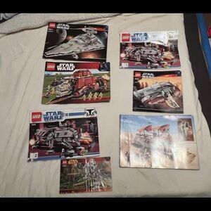 LEGO Star Wars Instruction Manuals Lot – Multiple Sets – Replacement Guides